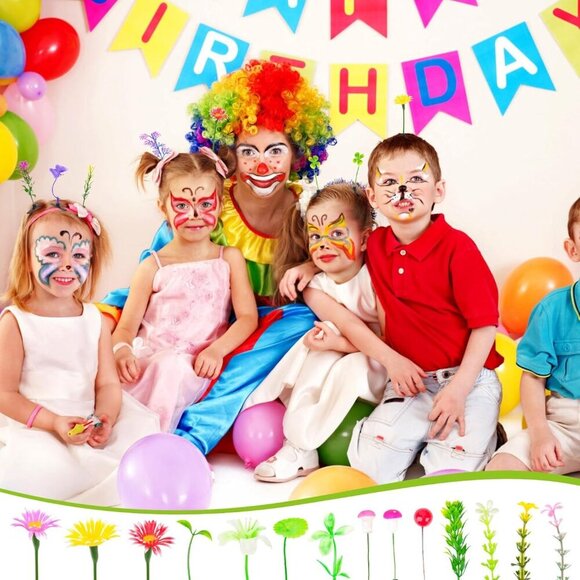 Bean Sprouts Hair Clips Multi 120 Pcs Kids Adult Plant Hair Accessories - Picture 7 of 7